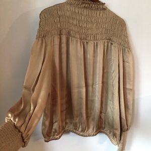H&M Gold Blouse Size L